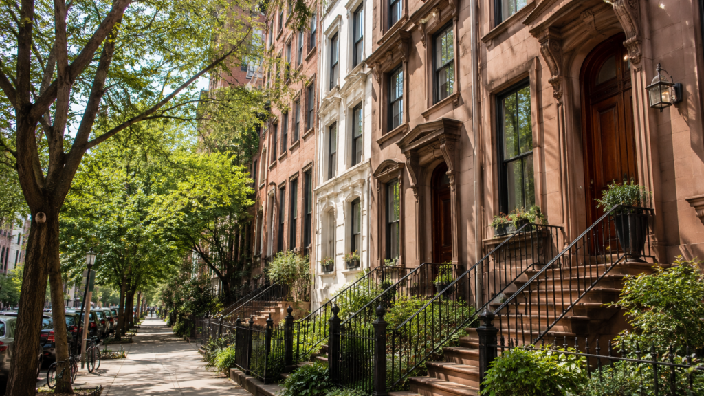 Historic brownstone buildings in Brooklyn Heights, Brooklyn - Brooklyn Heights Multifamily & Mixed-Use Investment Sales